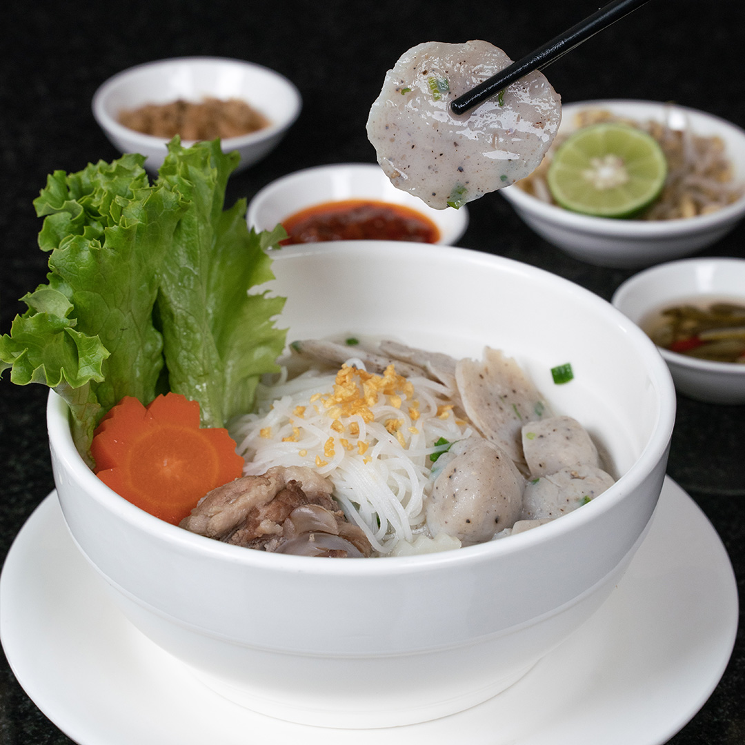 Fish ball noodle soup